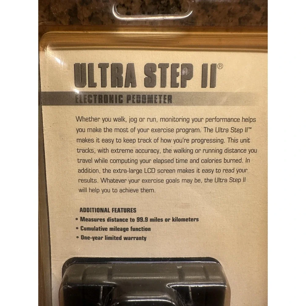 VTG Precise Ultra Step II‎ Electronic Pedometer Clip-On Calorie Counter Walking